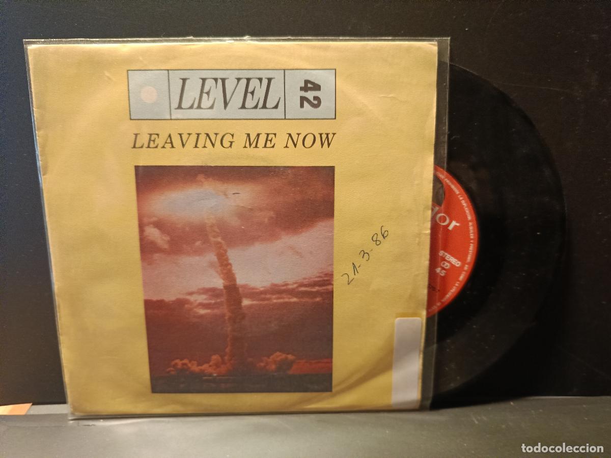 Discos de vinilo: SINGLE - LEVEL 42 - LEAVING ME NOW - POLYDOR 1985 PEPETO