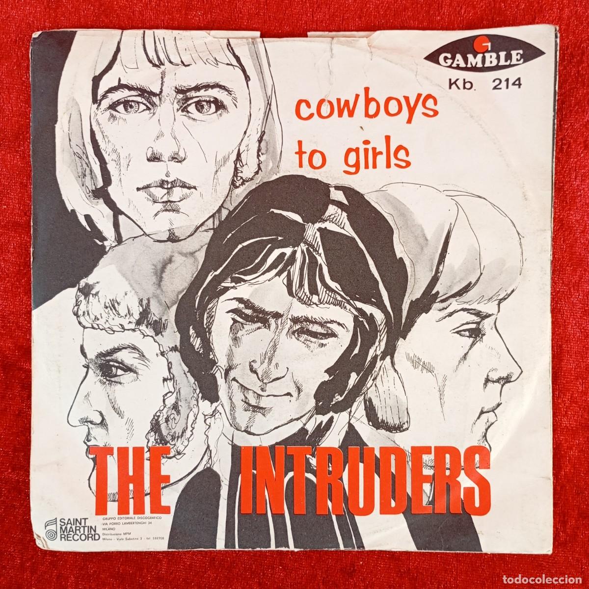 Discos de vinilo: THE INTRUDERS - COWBOYS TO GIRLS, TURN THE HANDS OF TIME - SINGLE VINILO - GAMBLE - KA 214 / 3243