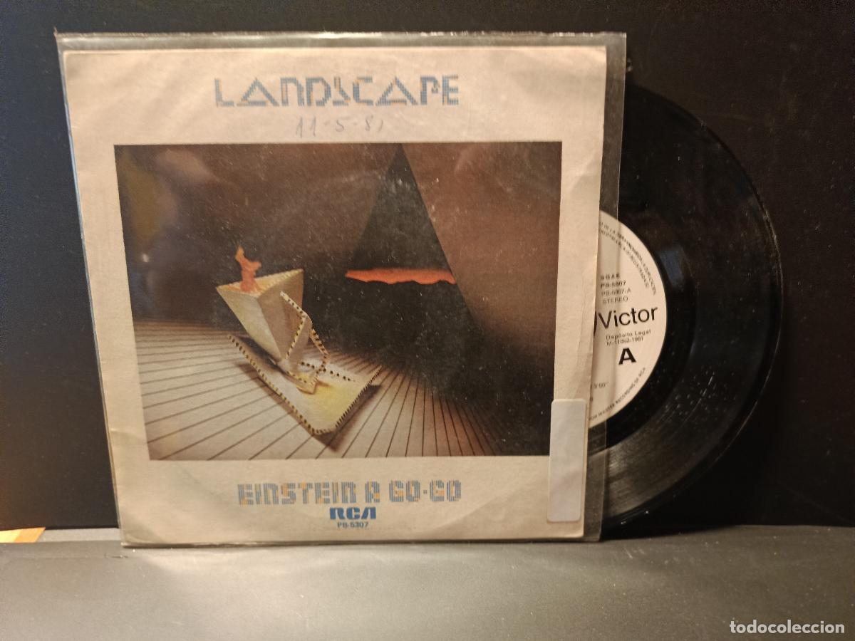 Discos de vinilo: LANDSCAPE - EINSTEIN A GO GO - NEW RELIGION - SINGLE PROMO PEPETO