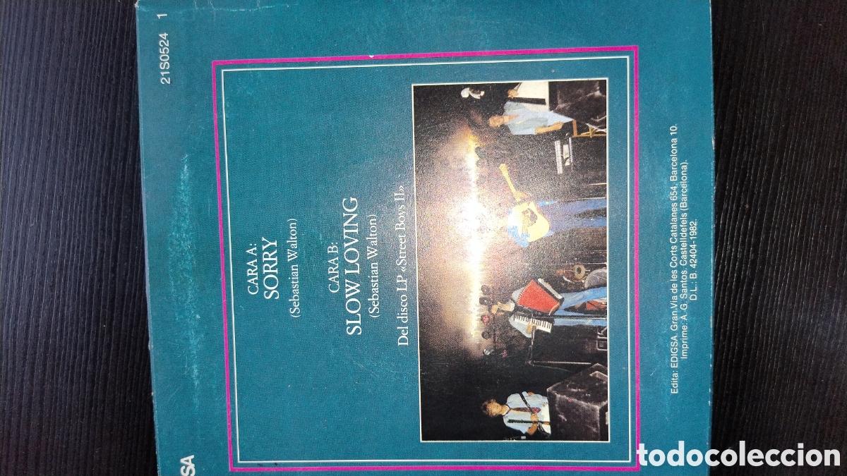 Discos de vinilo: Street boys disco cuarenta y cinco rpm - Foto 2