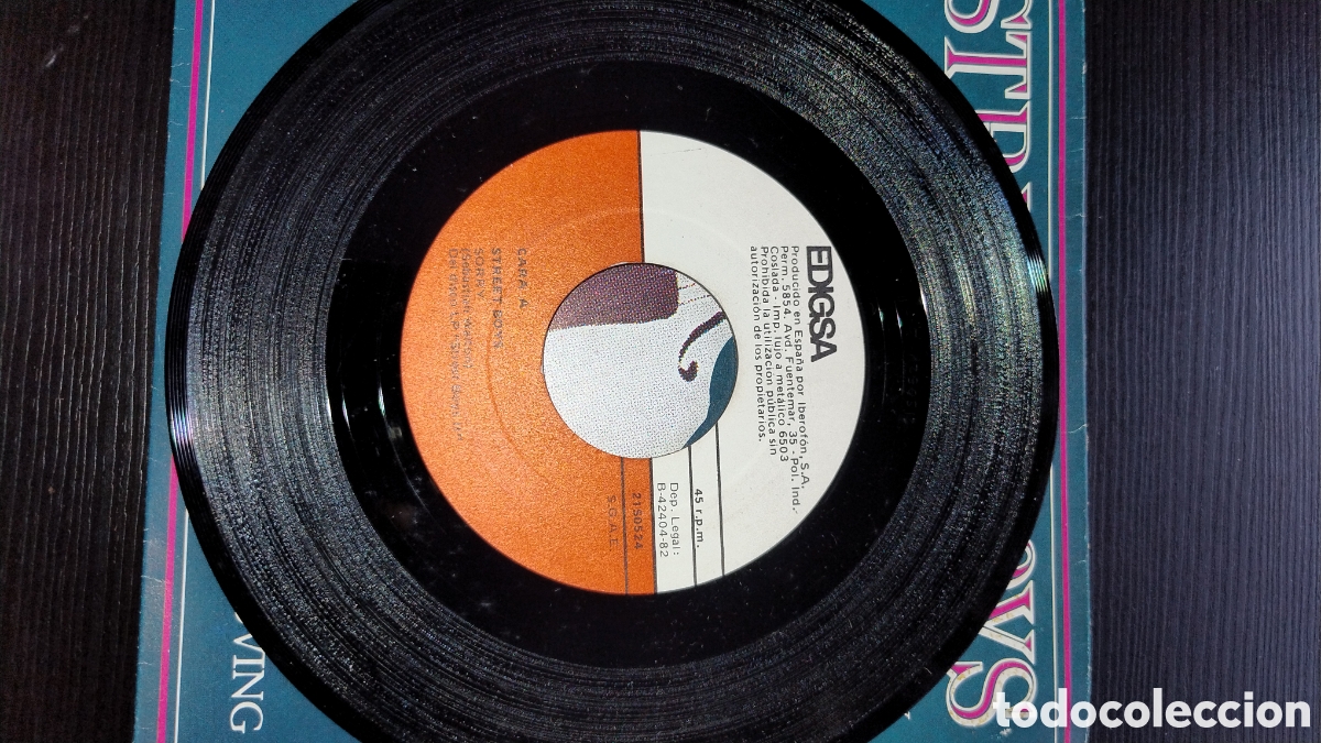 Discos de vinilo: Street boys disco cuarenta y cinco rpm - Foto 3