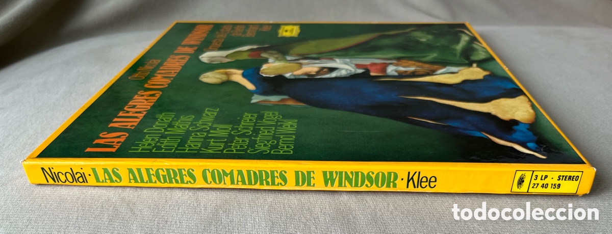 Discos de vinilo: Cofre 3LPs Otto Nicolai - Las alegres comadres de Windsor - Deutsche Grammophon - Foto 4
