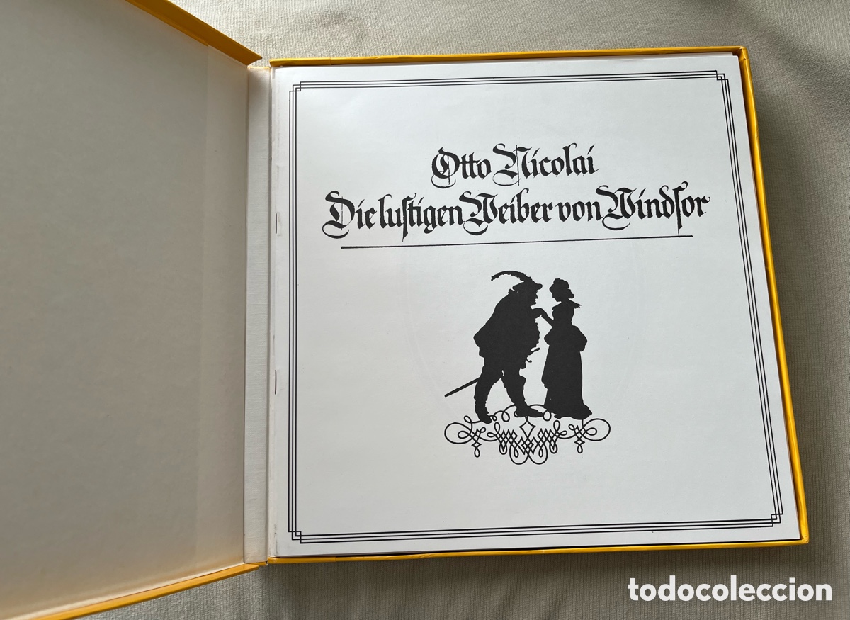 Discos de vinilo: Cofre 3LPs Otto Nicolai - Las alegres comadres de Windsor - Deutsche Grammophon - Foto 6