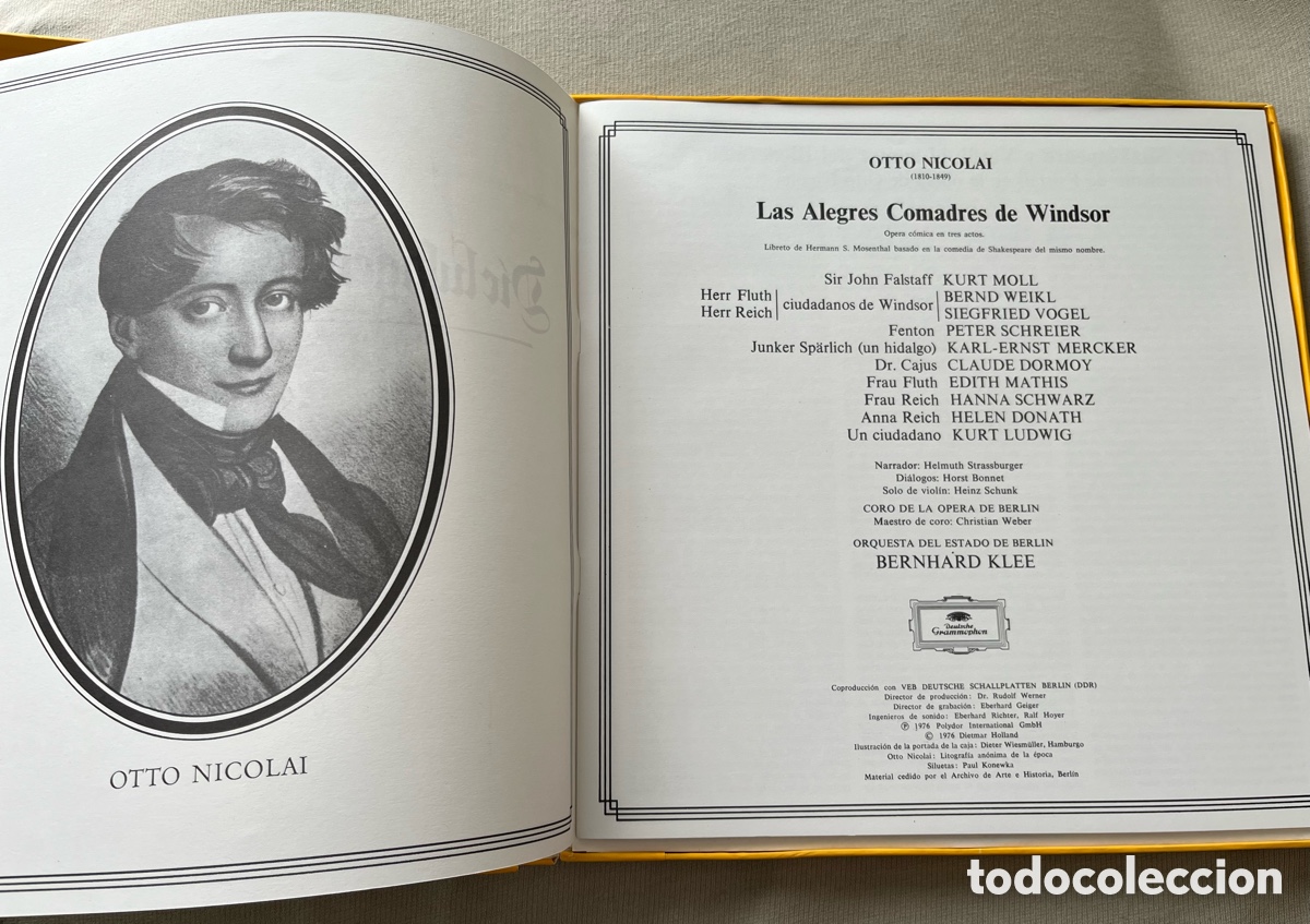 Discos de vinilo: Cofre 3LPs Otto Nicolai - Las alegres comadres de Windsor - Deutsche Grammophon - Foto 7