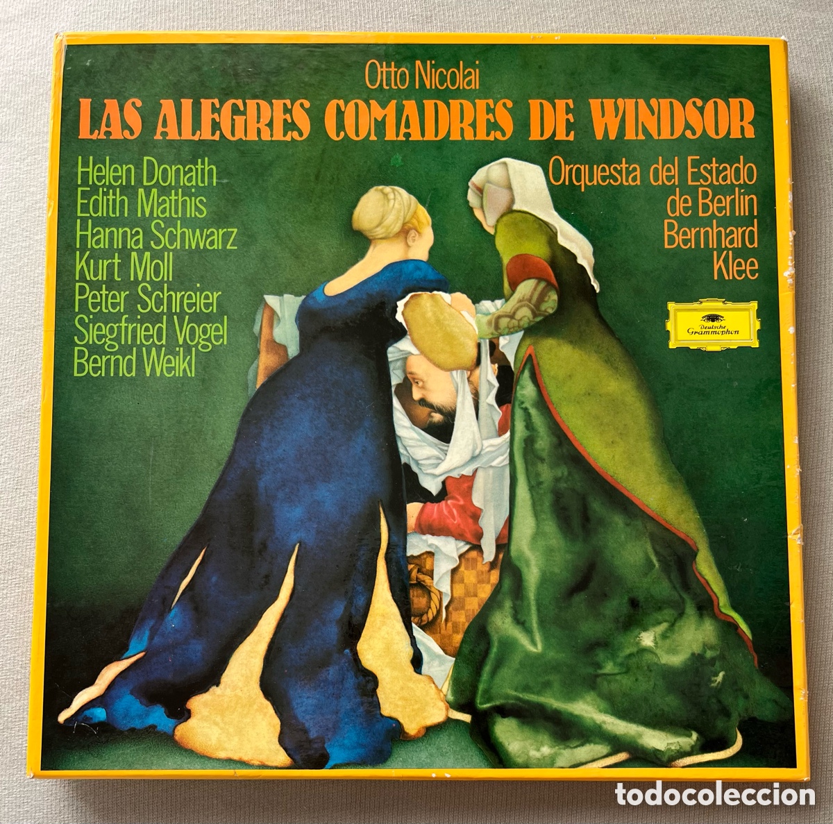 Discos de vinilo: Cofre 3LPs Otto Nicolai - Las alegres comadres de Windsor - Deutsche Grammophon