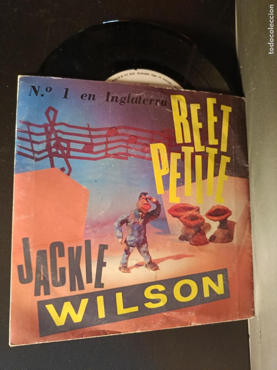 Discos de vinilo: JACKIE WILSON, SINGLE , REET PETITE (THE SWEETEST GIRLK IN TOWN) + 21987, SANNI RECORD PEPETO