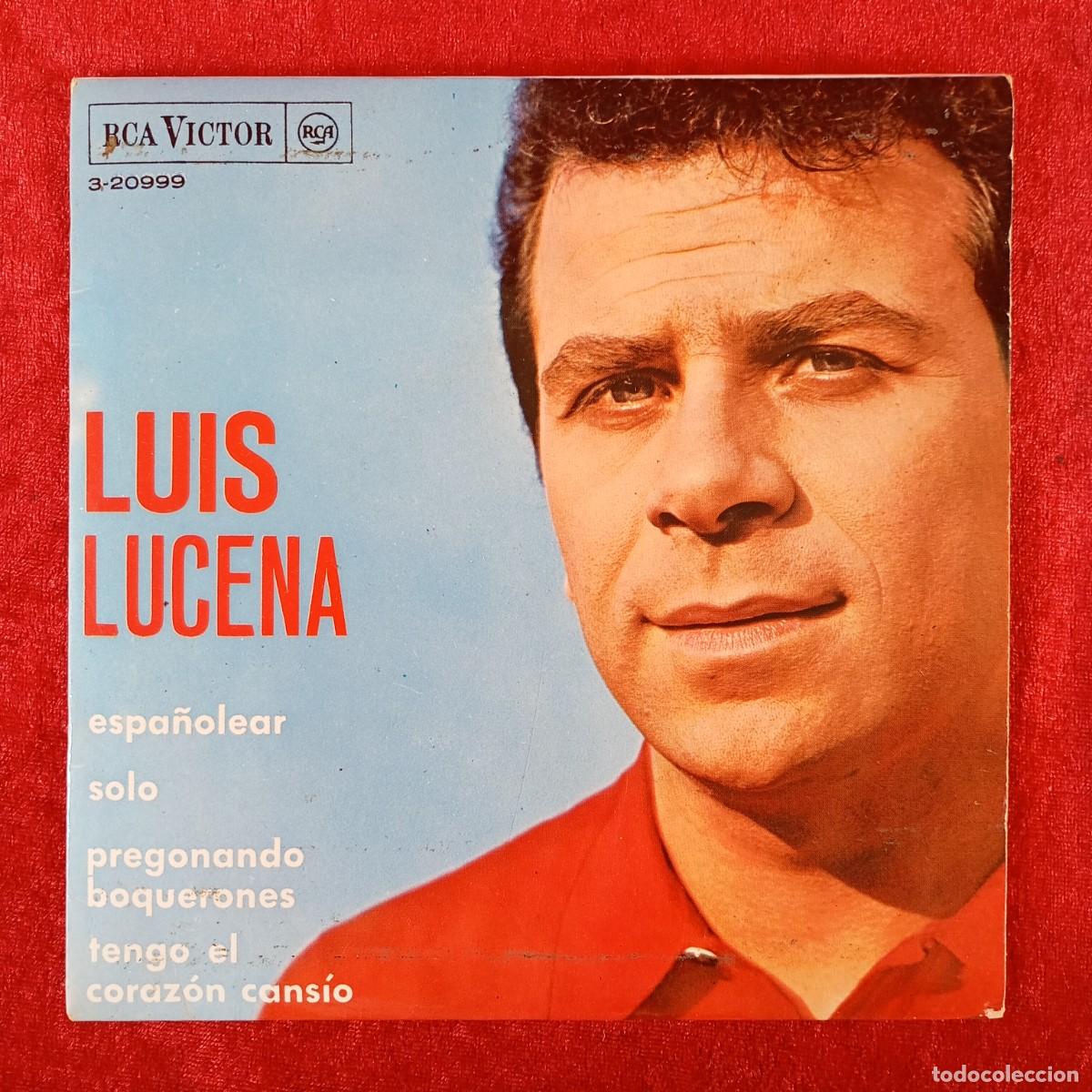 Discos de vinilo: LUIS LUCENA - ESPA&Ntilde;OLEAR, SOLO, PREGONANDO BOQUERONES... - EP VINILO - RCA - 3-20999 / 3258