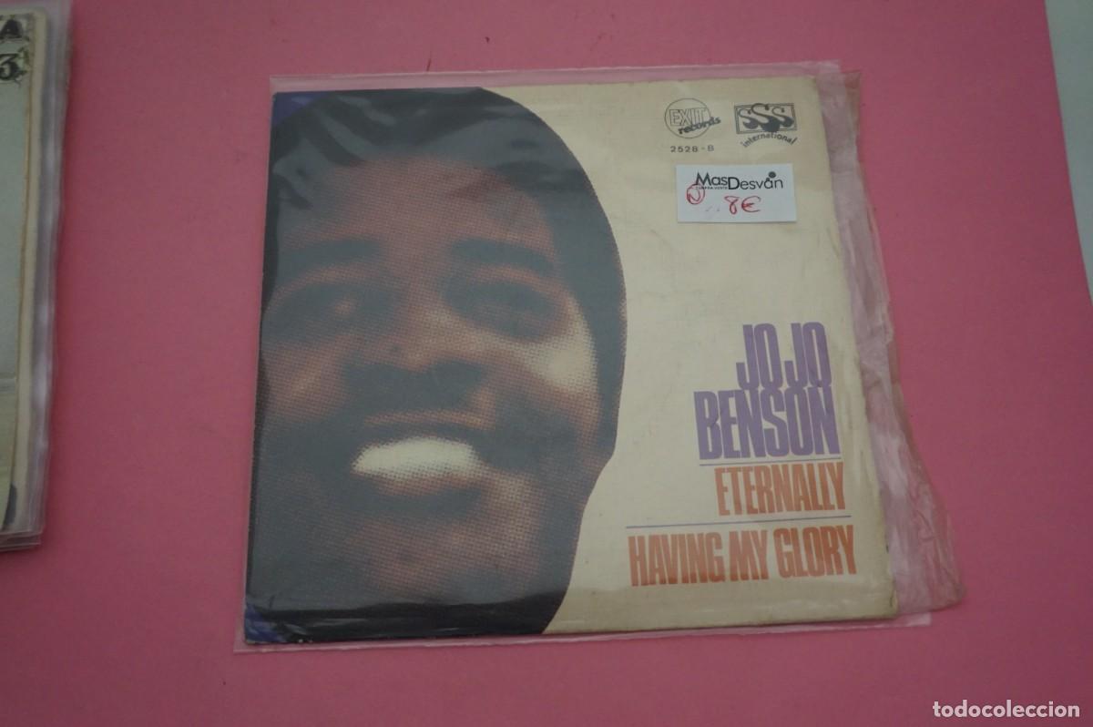 Discos de vinilo: VINILO SINGLE - JOJO BENSON - ETERNALLY, HAVING MY GLORY - DISCO EN ESTADO EXCELENTE