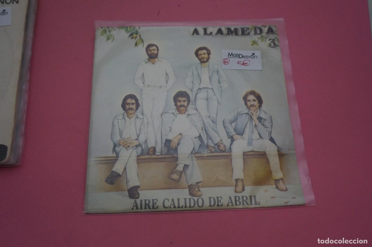 Discos de vinilo: VINILO SINGLE - ALAMEDA - AIRE CALIDO DE ABRIL - DISCO EN ESTADO EXCELENTE