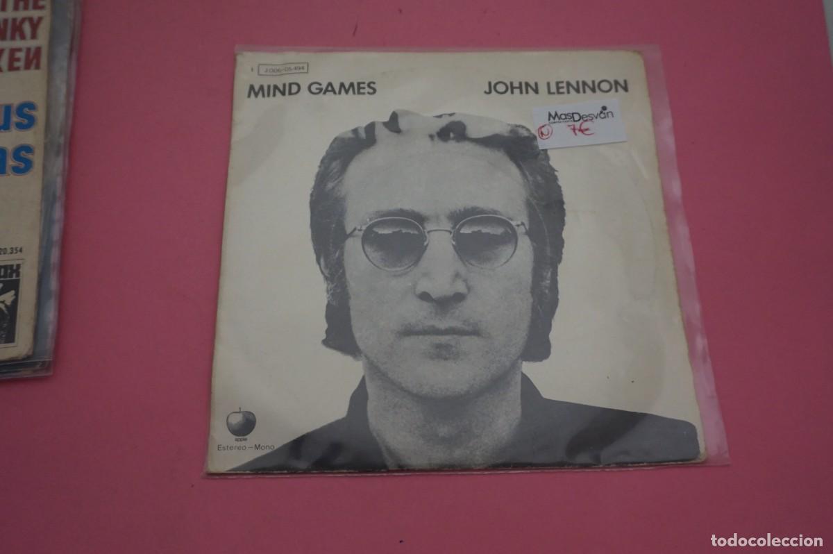 Discos de vinilo: VINILO SINGLE - JOHN LENNON - MIND GAMES - DISCO EN ESTADO EXCELENTE