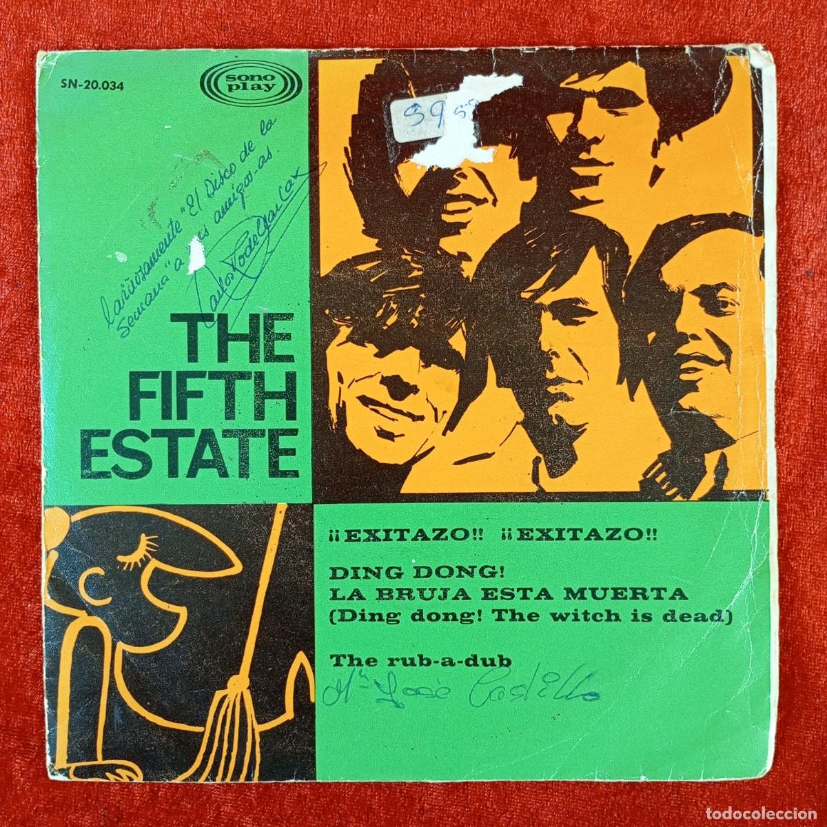 Discos de vinilo: THE FIFTH ESTATE - DING DONG! LA BRUJA ESTA MUERTA - SINGLE VINILO - SONO PLAY - SN-20.034 / 3262