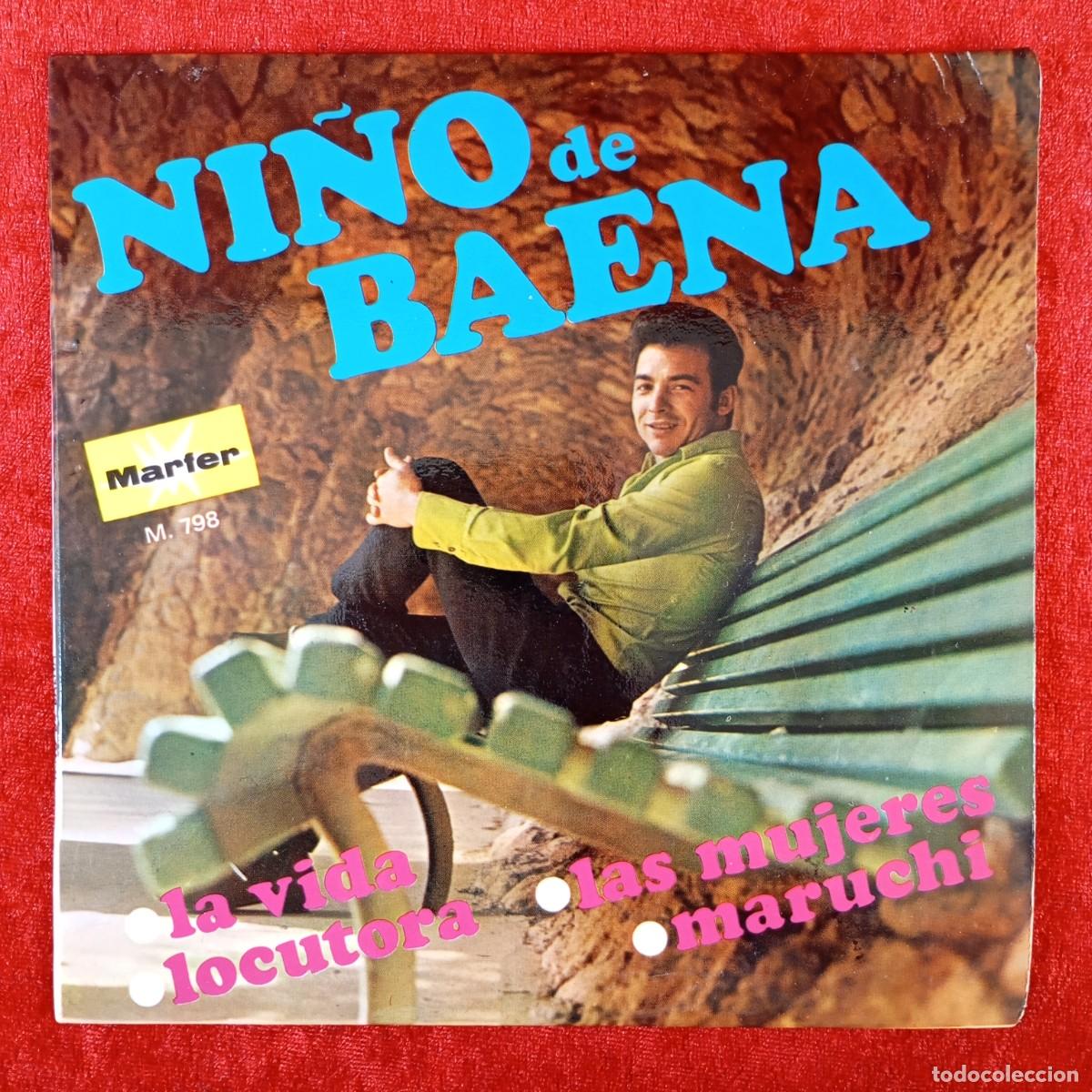 Discos de vinilo: NI&Ntilde;O DE BAENA - LA VIDA, LOCUTORA, LAS MUJERES, MARUCHI - EP VINILO - MARFER - M. 798 / 3264