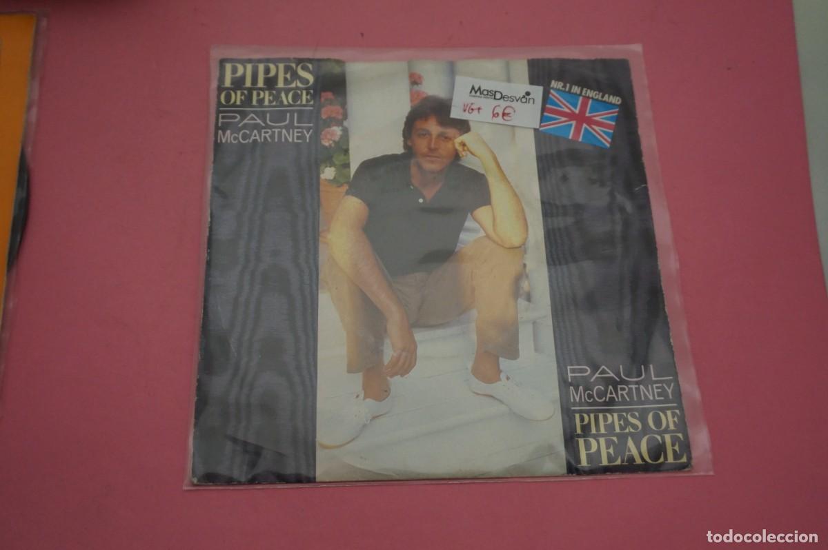 Discos de vinilo: VINILO SINGLE - PAUL MCCARTNEY - PIPES OF PEACE - DISCO EN BUEN ESTADO