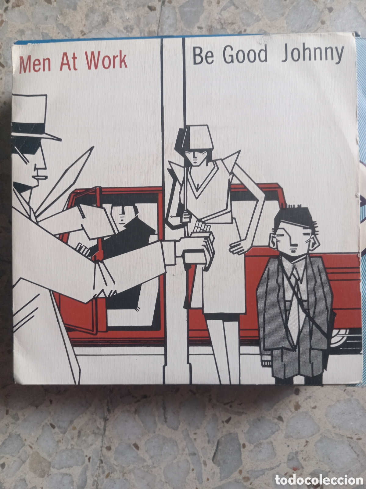 Disques de vinyle: SGL MEN AT WORK BE GOOD JOHNNY 1982 PROMO