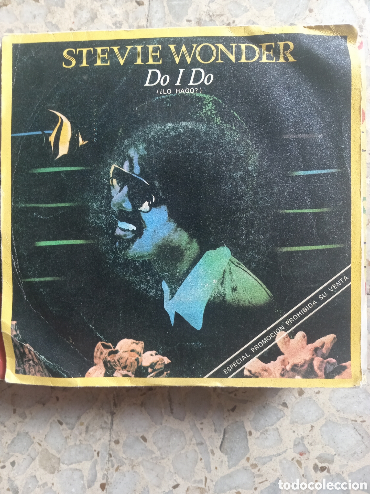 Disques de vinyle: SGL STEVE WONDER DO I DO 1982 PROMO