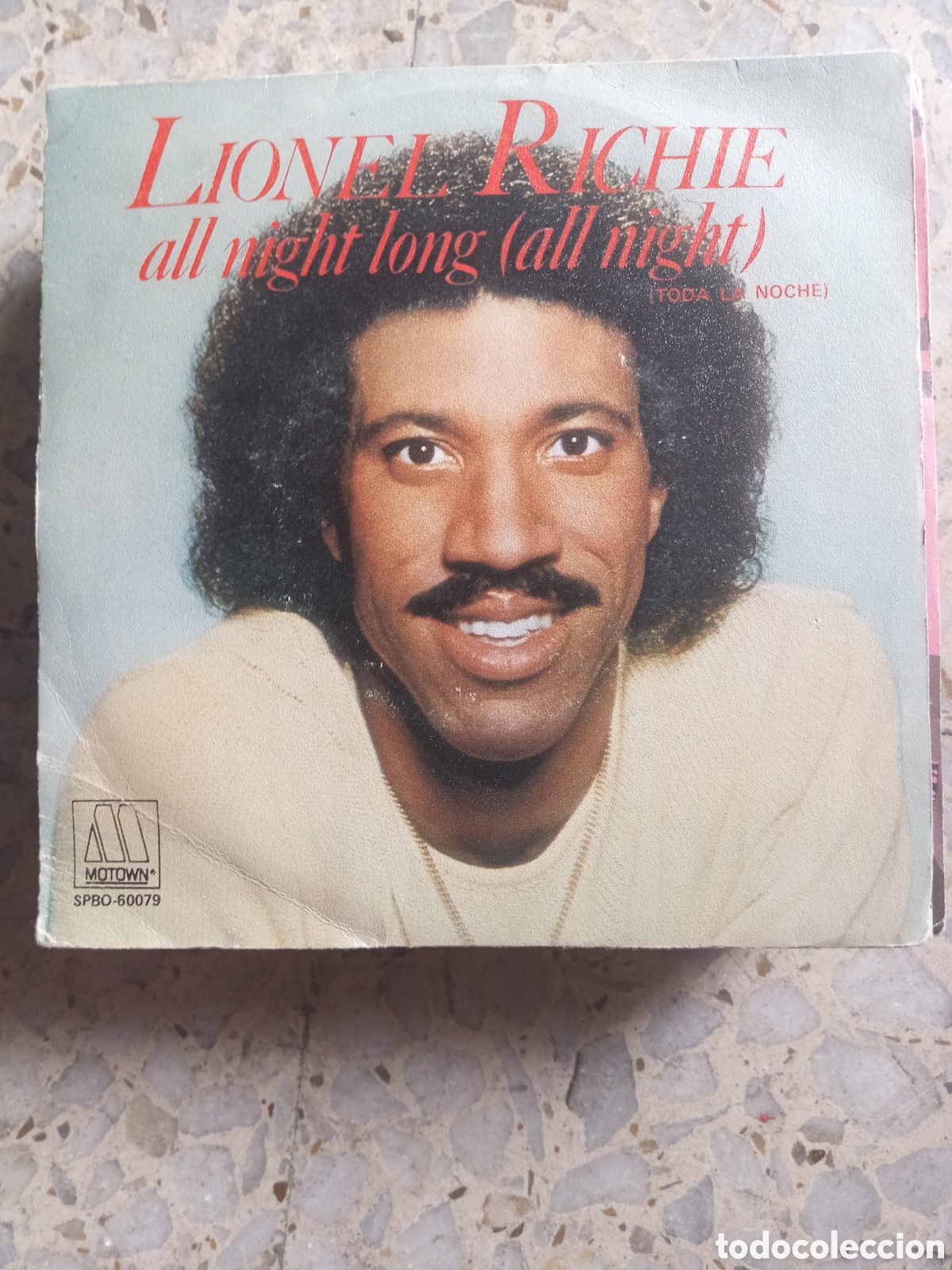 Disques de vinyle: SGL LIONEL RICHIE ALL NIGHT LONG 1983
