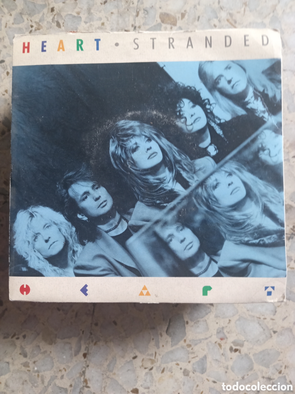 Discos de vinilo: SGL HEART STRANDED 1990 UK