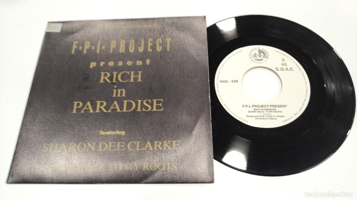 Discos de vinilo: SCO129-FPI PROJECT RICH IN PARADISE - 7&rdquo; PROMO