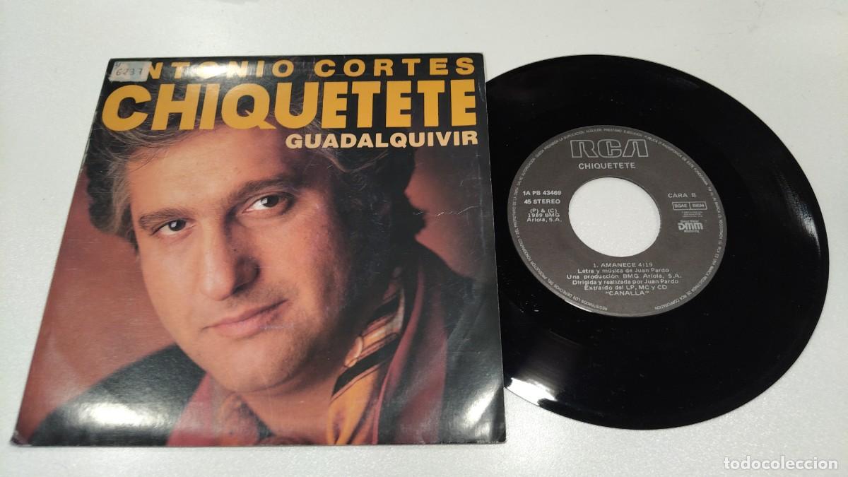 Discos de vinilo: SCO129-ANTONIO CORTES CHIQUETETE GUADALQUIVIR - 7&rdquo;