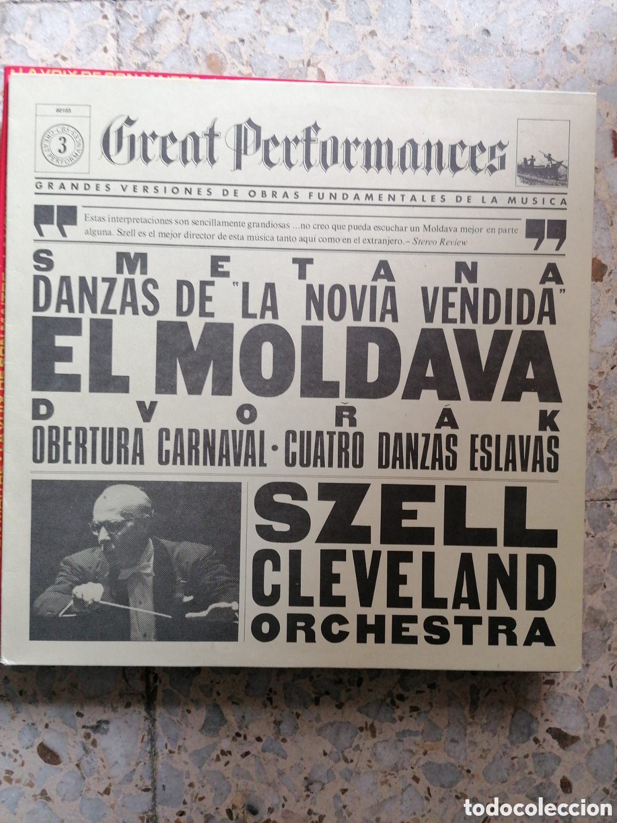 Discos de vinilo: LP SMETANA DANZAS DE LA NOVIA VENDIDA DVORAK SZELL 1981