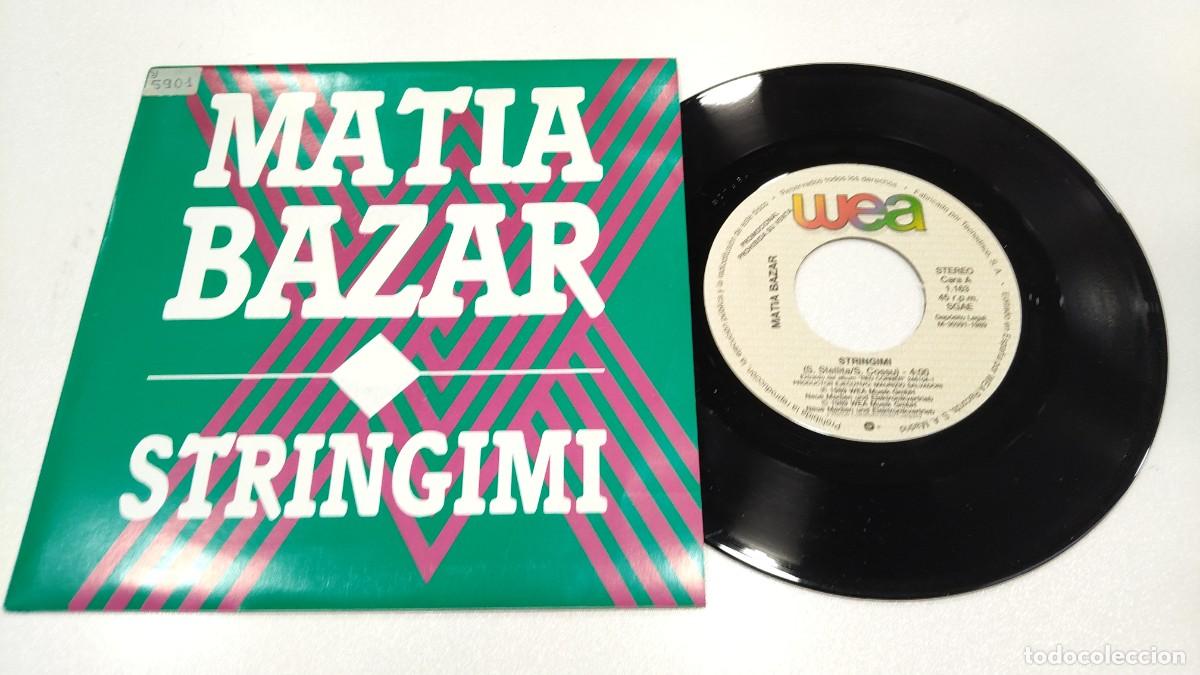 Discos de vinilo: SCO129-MATIA BAZAR STRINGIMI - 7&rdquo; PROMO