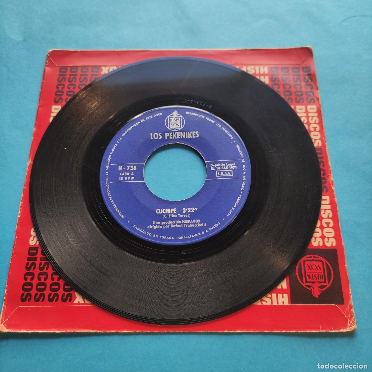 Discos de vinilo: LOS PEKENIKES ** Cuchipe ** Afrodita (Single promo de 1971) ** juani