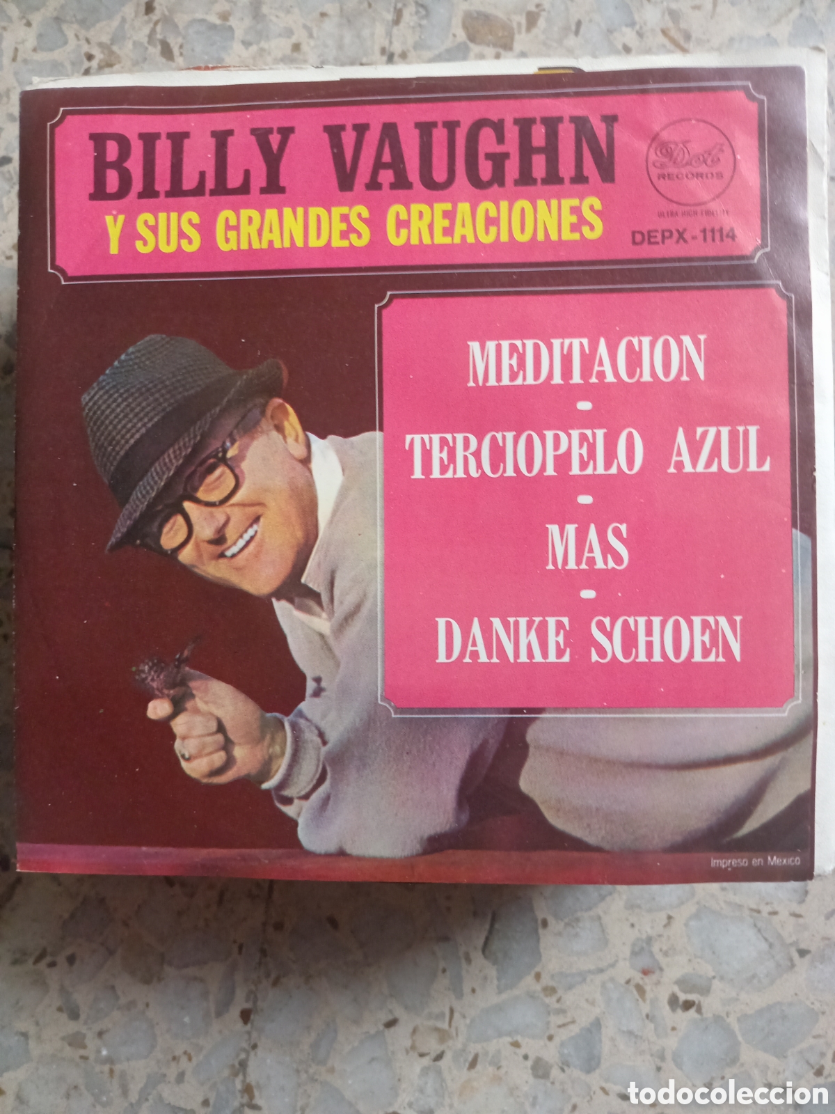 Discos de vinilo: EP BILLY VAUGHN MEDITACION 1967 MEXICO