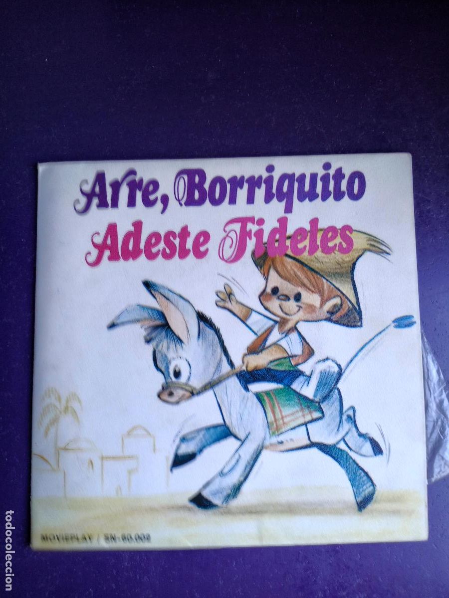 Discos de vinilo: ORFEON INFANTIL ESPA&Ntilde;A - Sg MOVIEPLAY 1972 - VILLANCICOS NAVIDAD - ARRE BORRIQUITO / ADESTE FIDELES