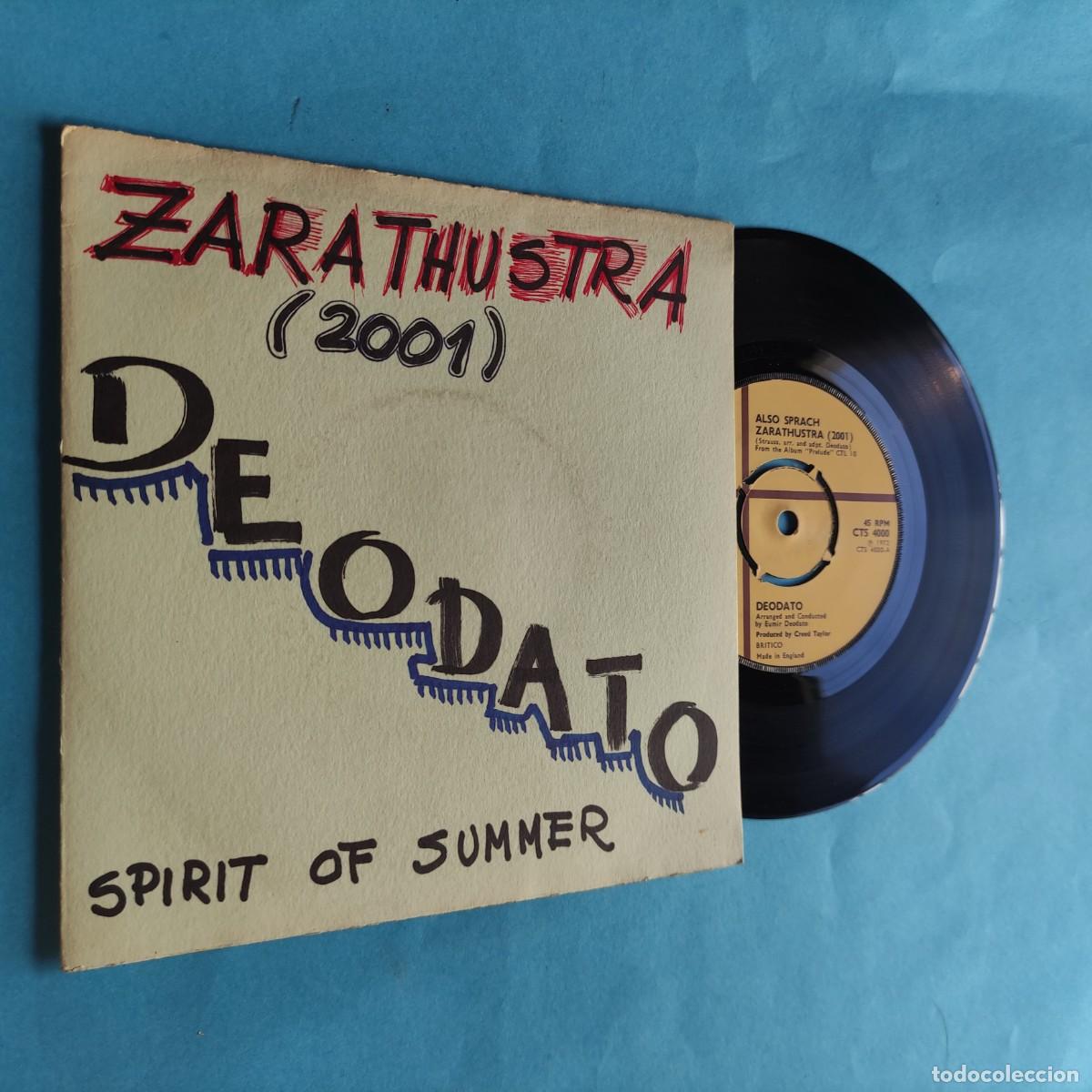 Discos de vinilo: DEODATO . ZARATHUSTRA 2001 ** SPITIT OF SUMMER ** MADE IN ENGLAND // SINGLE CTI ** ** juani