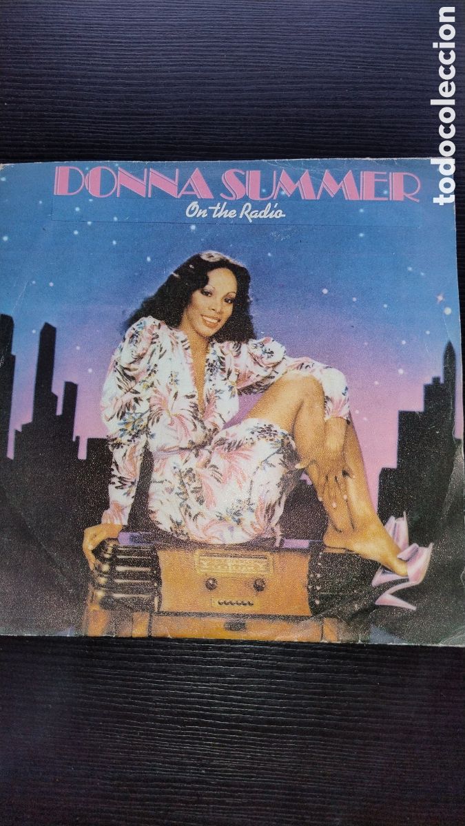 Discos de vinilo: Donna zame disco cuarenta y cinco rpm on the radio