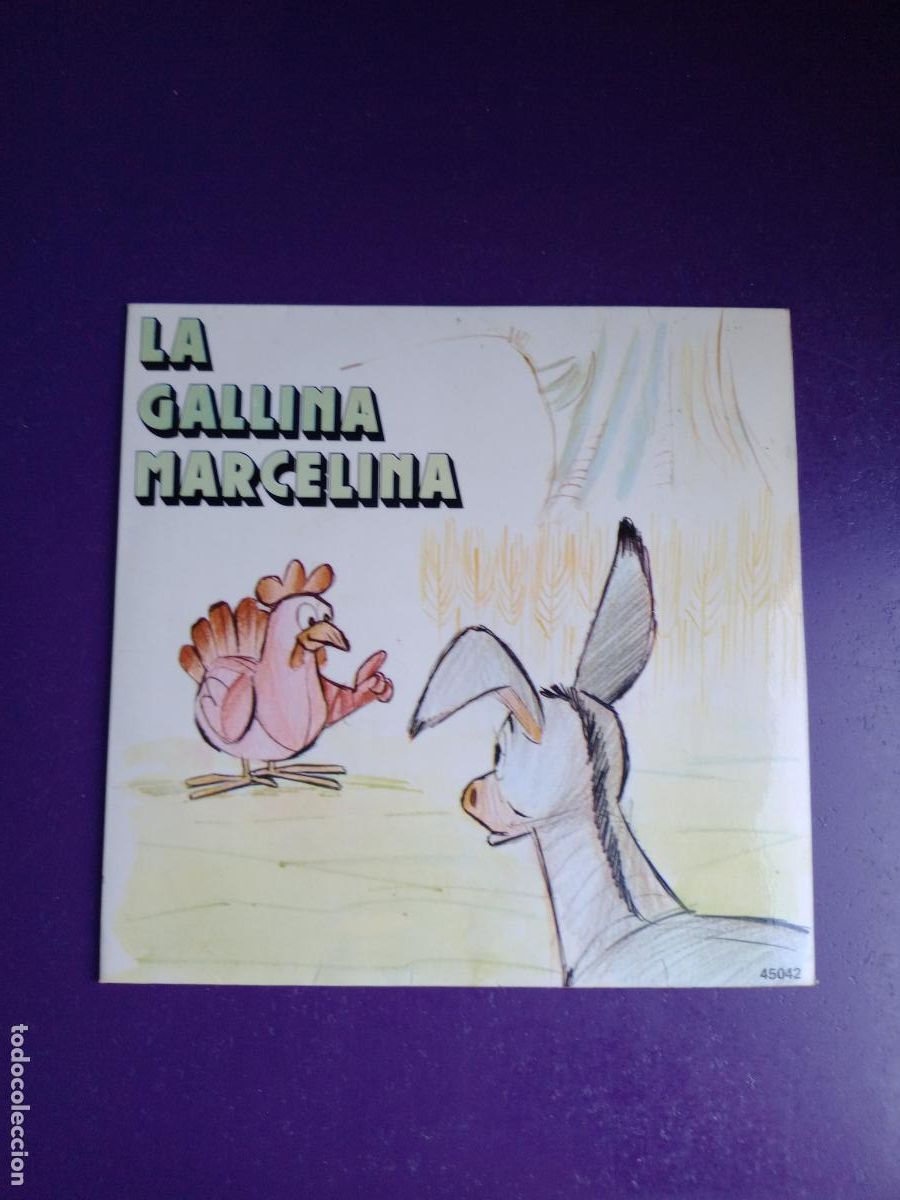 Discos de vinilo: LA GALLINA MARCELINA - Sg YUPY 1970 - CUENTO INFANTIL, AUDIOLIBRO, ALFONSO AGULL&Oacute;