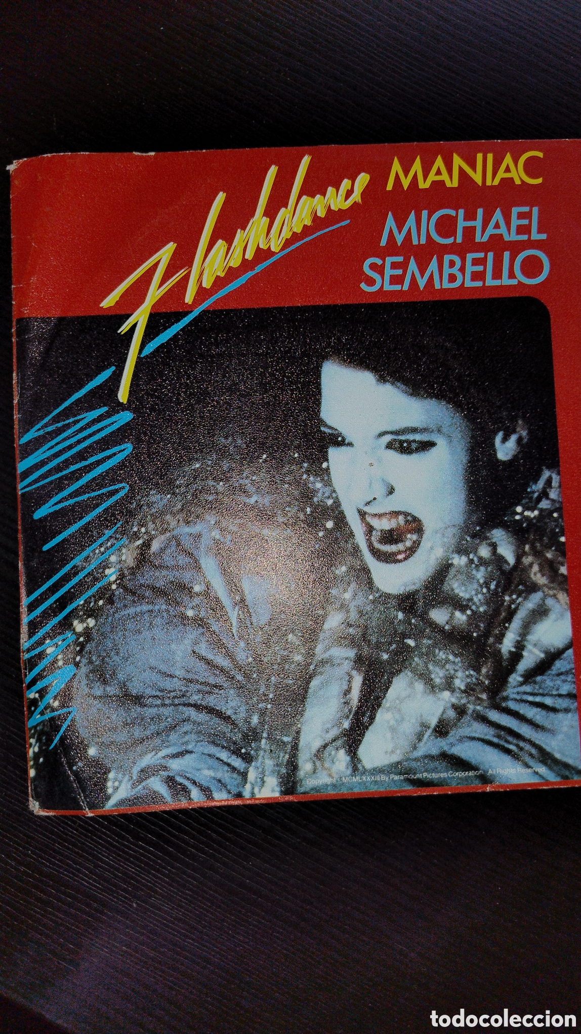 Discos de vinilo: Flashdance maniac disco 45 rpm - Foto 1