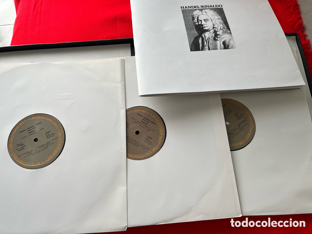 Discos de vinilo: Cofre 3LPs Handel - Rinaldo - Foto 2