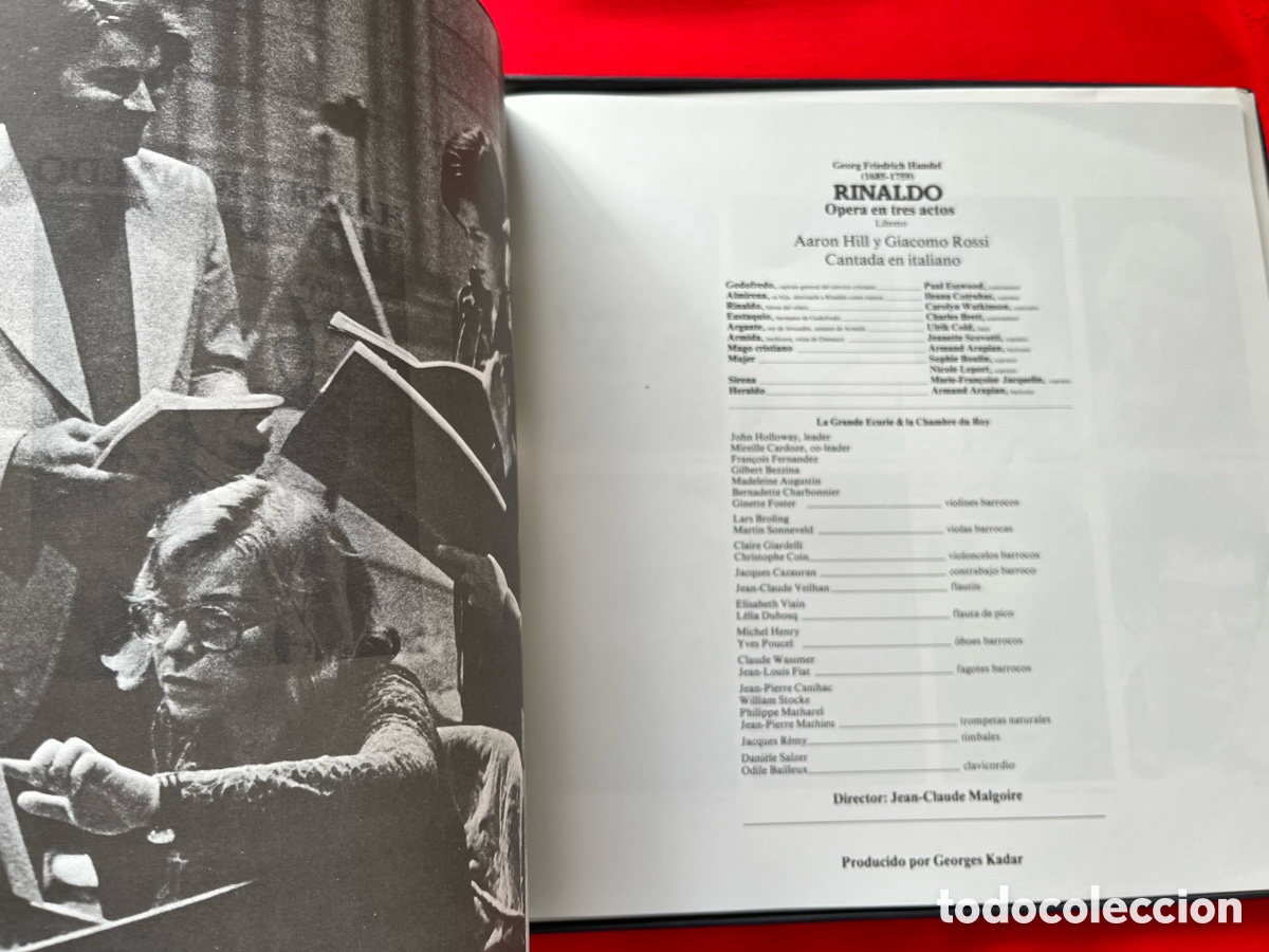 Discos de vinilo: Cofre 3LPs Handel - Rinaldo - Foto 4