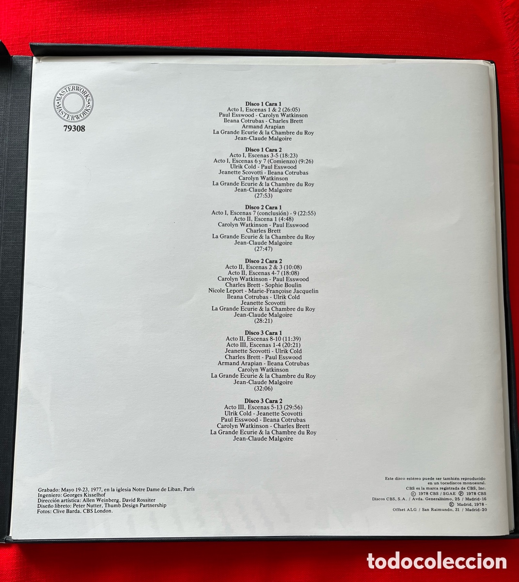 Discos de vinilo: Cofre 3LPs Handel - Rinaldo - Foto 5