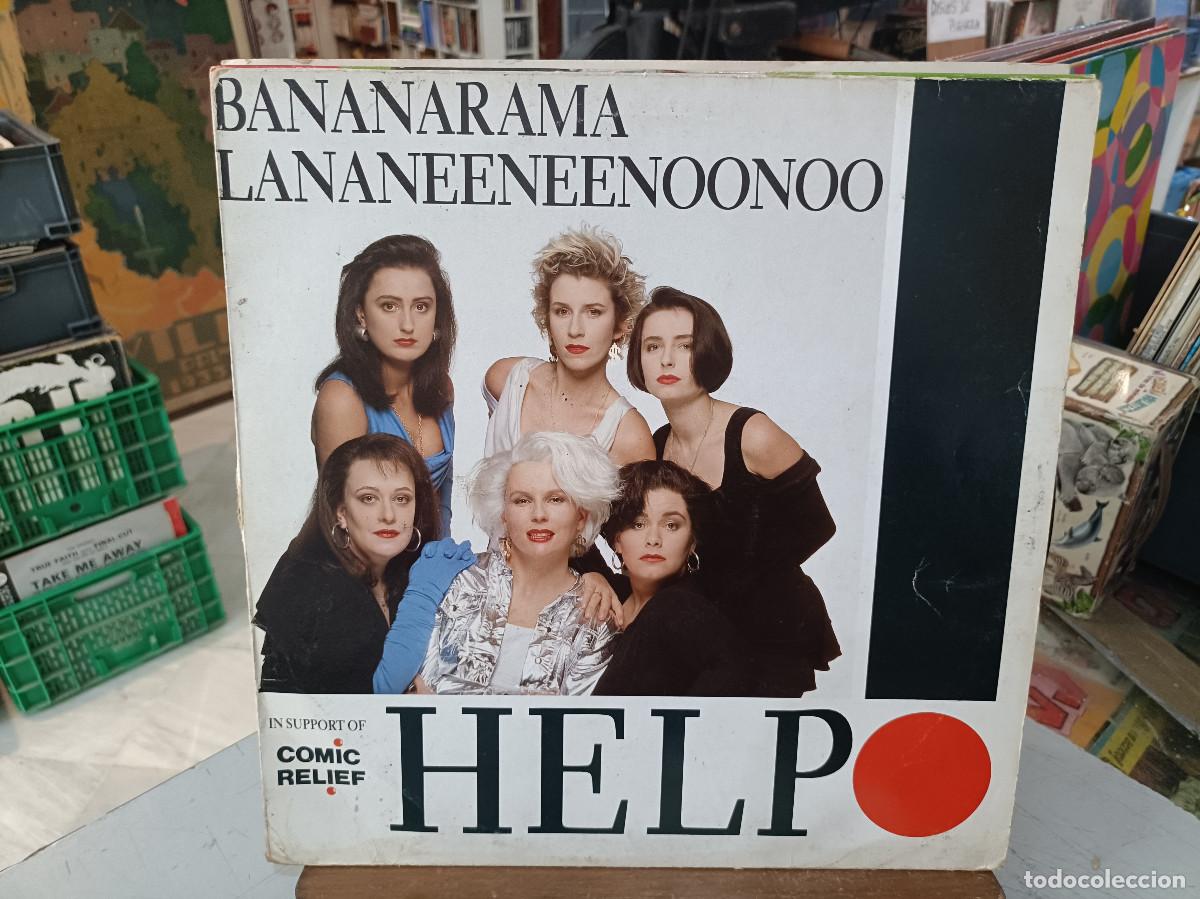 Discos de vinilo: Bananarama - La na nee nee noo noo - Maxi Single sello London 1989