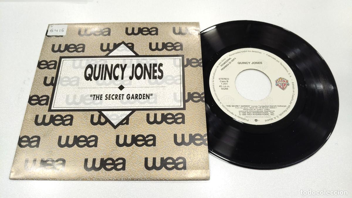 Discos de vinilo: SCO129-QUINCY JONES THE SECRET GARDEN - 7&rdquo; PROMO