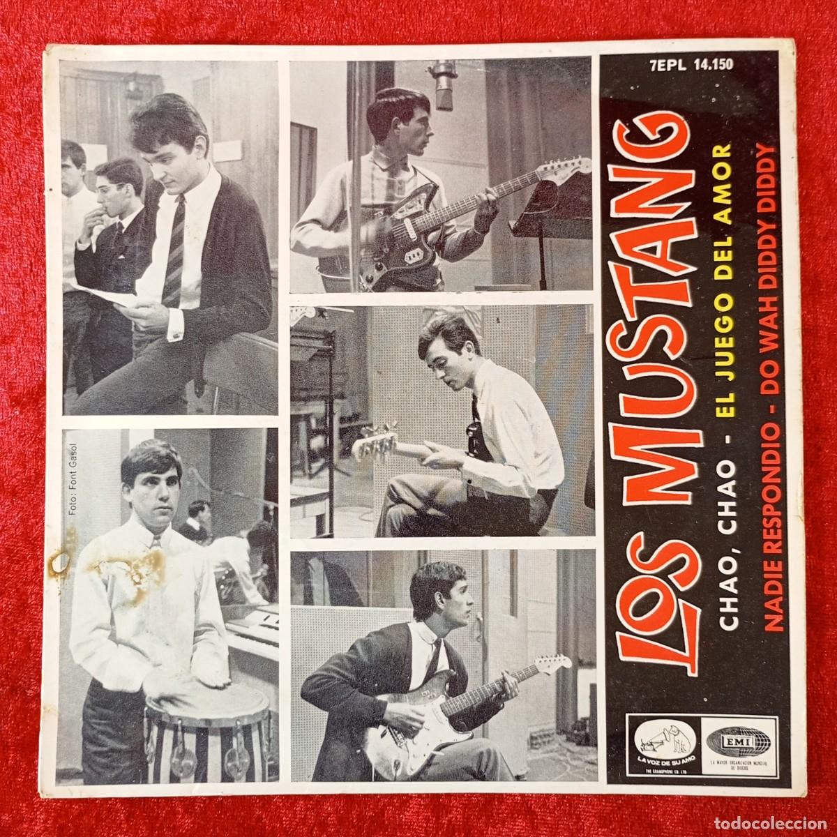 Discos de vinilo: LOS MUSTANG - CHAO,CHAO, EL JUEGO DEL AMOR... - SINGLE VINILO - EMI - 7EPL 14.150 / 3282