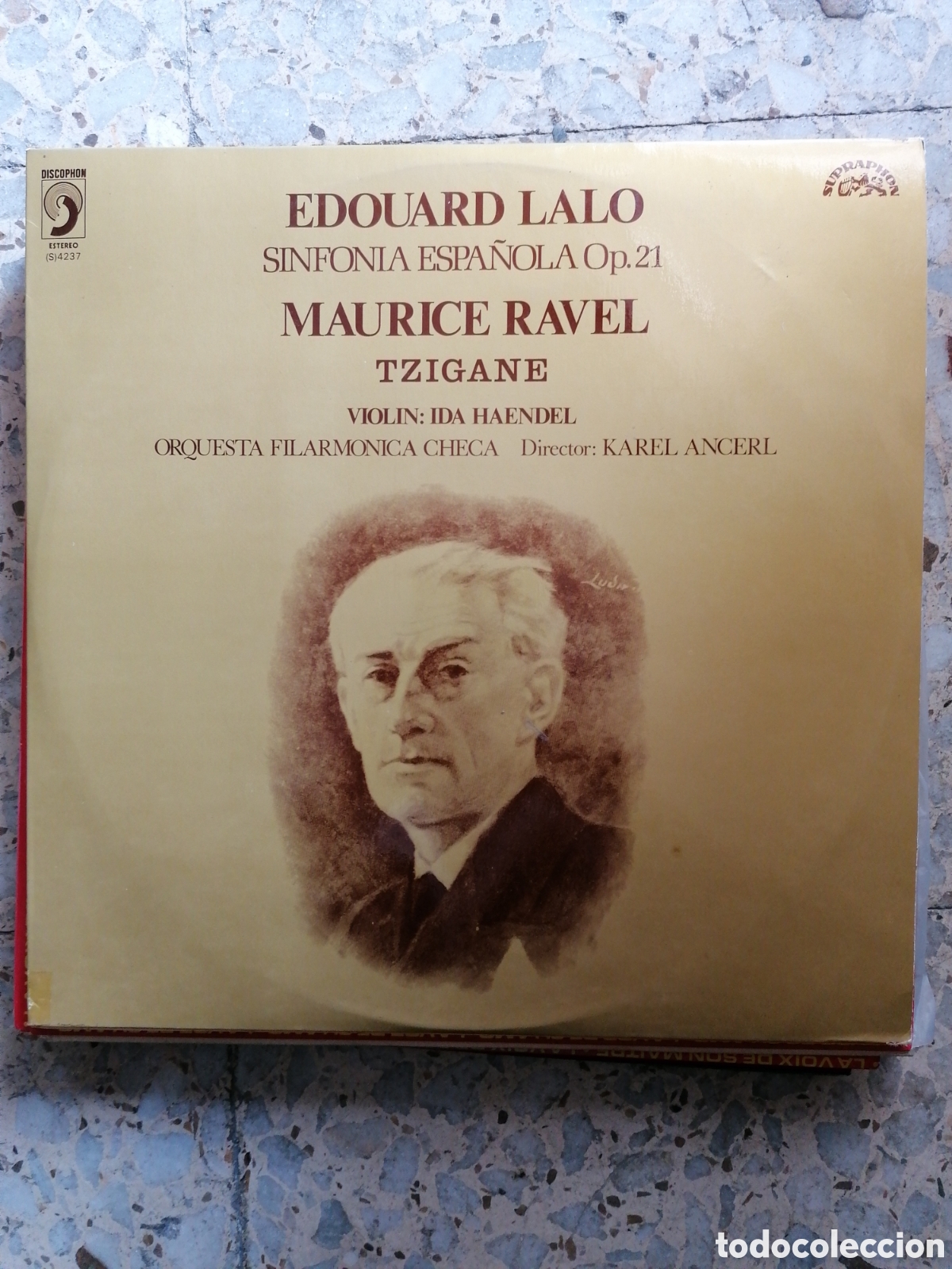 Discos de vinilo: LP EDOUARD LALO MAURICE RAVEL KAREL ANCERL 1974