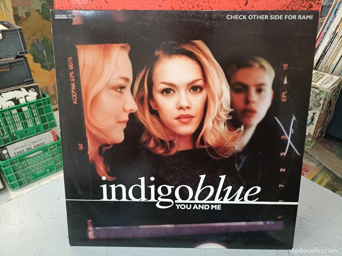 Discos de vinilo: Indigo Blue / Rami &ndash; You And Me / Sight For Sore Eyes - Maxi Single CNR Music 1997