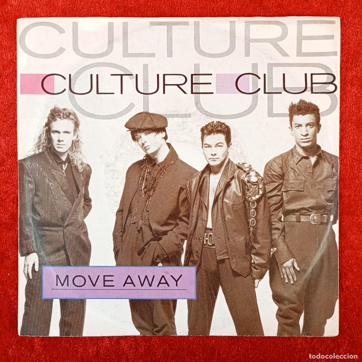 Discos de vinilo: CULTURE CLUB - MOVE AWAY, SEXUALITY - SINGLE VINILO - VIRGIN - 108046-100 / 3290