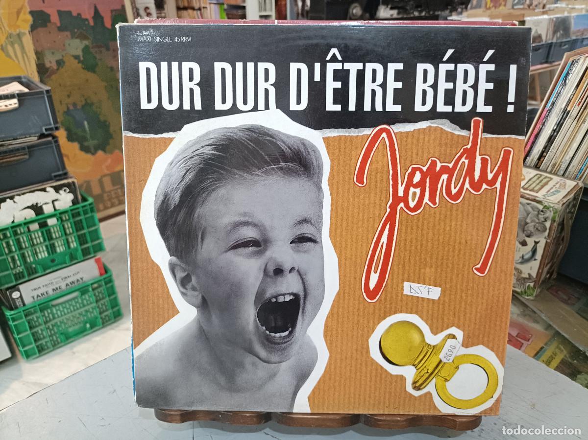 Discos de vinilo: Jordy - Dur dur d&acute;&ecirc;tre B&eacute;b&eacute;! - Maxi Single sello CBS / Sony 1992