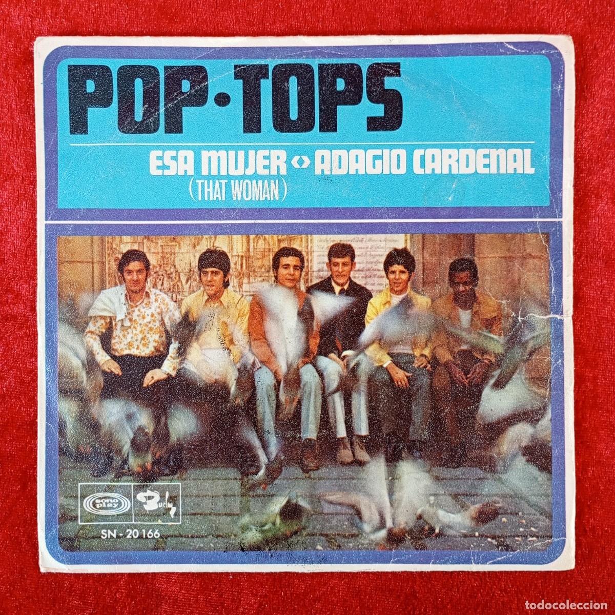 Discos de vinilo: POP-TOPS - ESA MUJER, ADAGIO CARDENAL - SINGLE VINILO - SONO PLAY - ESTEREO - SN-20166 / 3294
