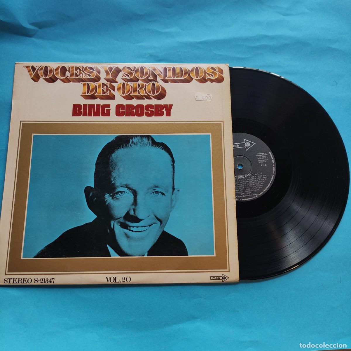 Discos de vinilo: Bing crosby. Voces y sonidos de oro. Vol 20. ** LP Mca ** Juani