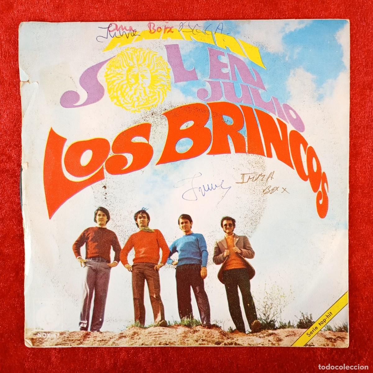Discos de vinilo: LOS BRINCOS - SOL EN JULIO, ANANAI - SINGLE VINILO - NOVOLA - NOX-67 / 3296