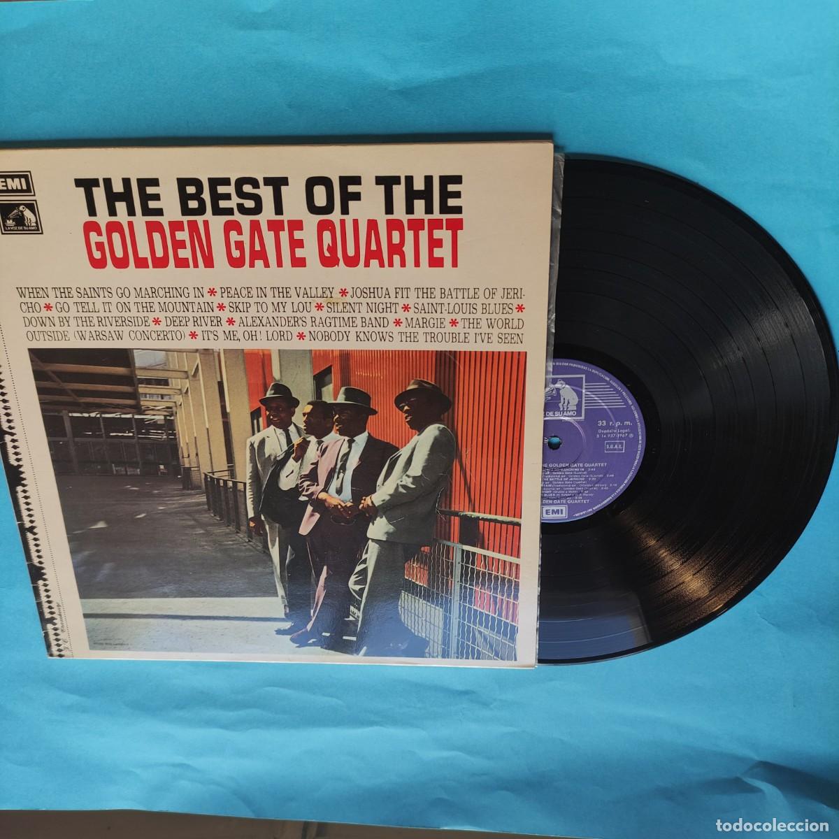 Discos de vinilo: THE BEST OF THE GOLDEN GATE QUARTET - LP EMI/LA VOZ DE SU AMO ** Juani