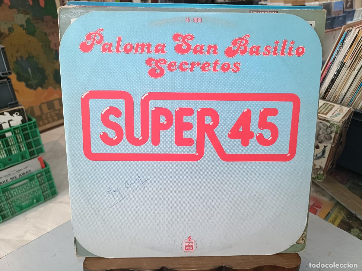 Discos de vinilo: Paloma San Basilio - Secretos - Maxi Single sello 1978