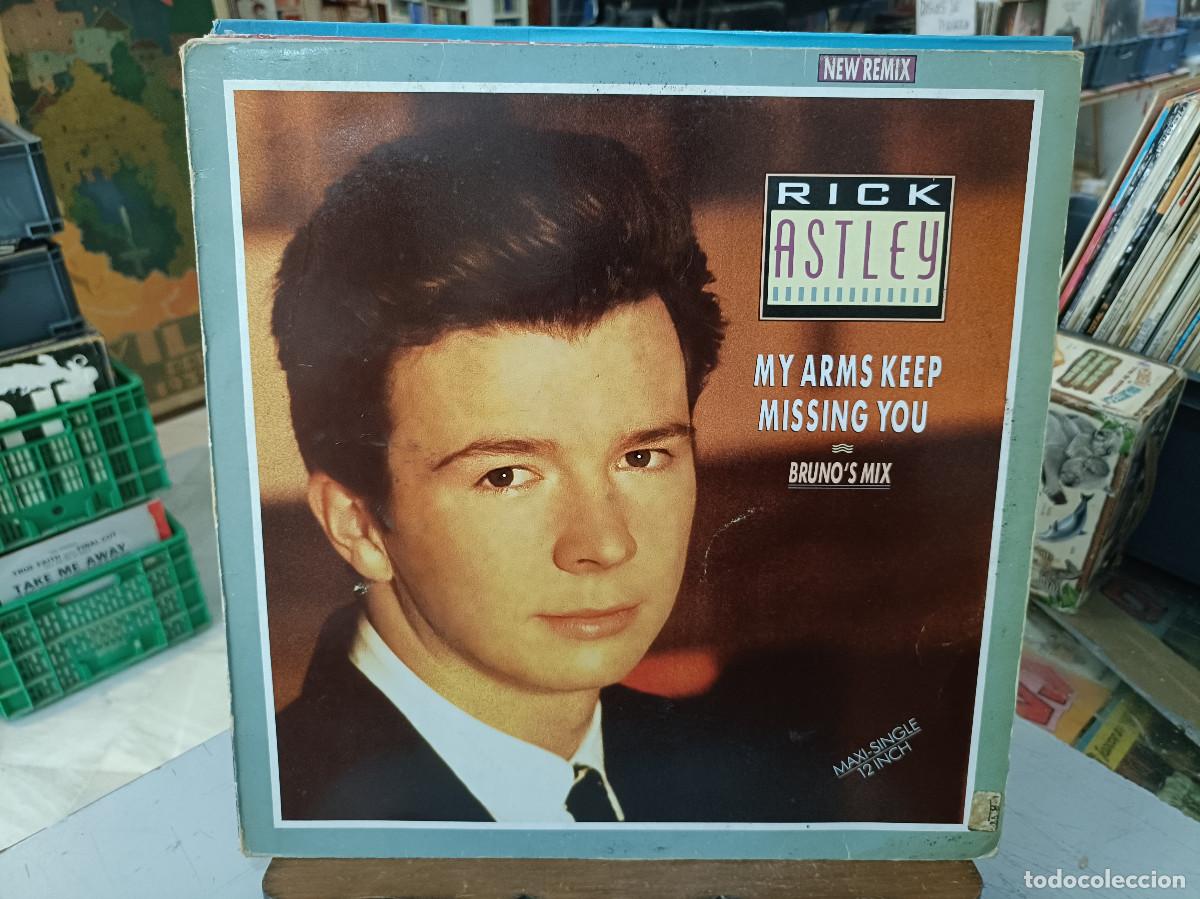 Discos de vinilo: Rick Astley - My arms keep missing you - Maxi Single sello RCA 1987