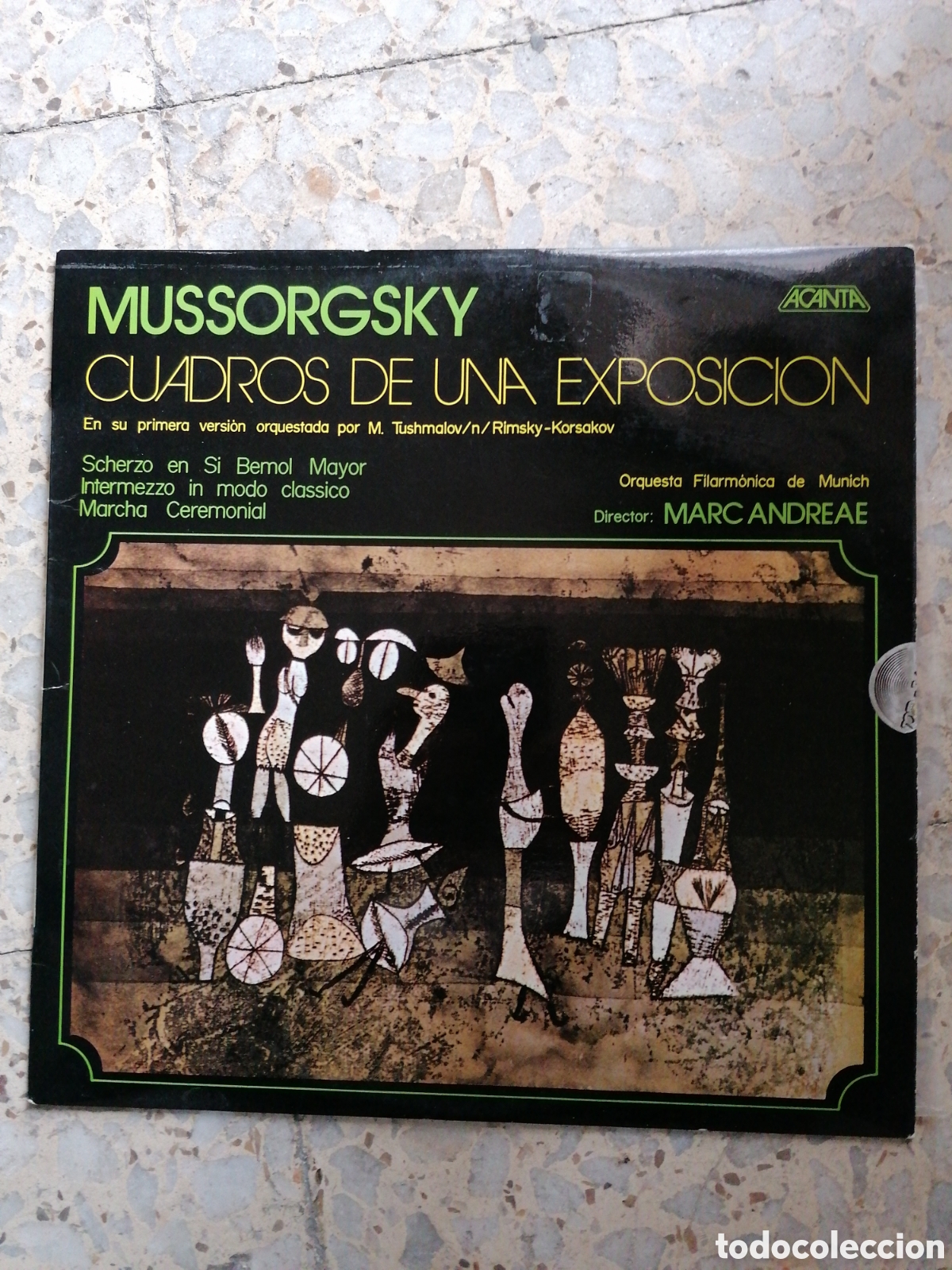 Dischi in vinile: LP MUSSORGSKY CUADROS DE UNA EXPOSICION DIRECTOR MARC ANDREAE 1979