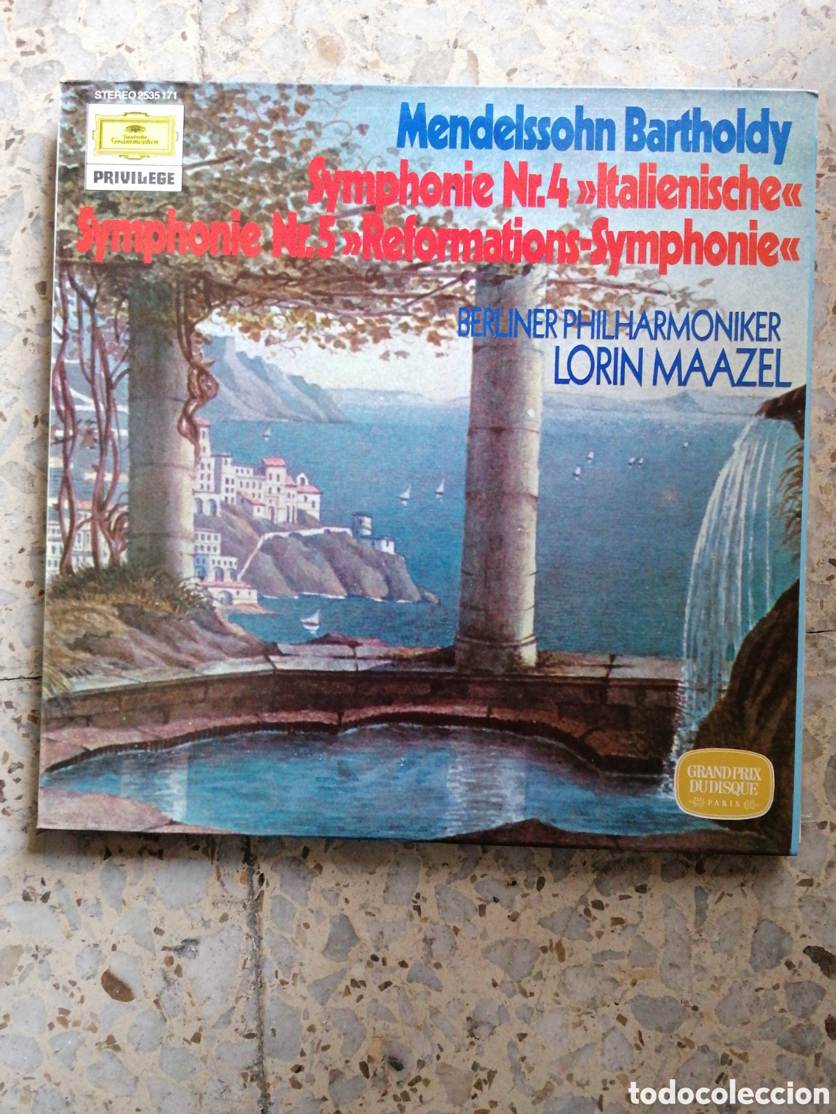 Discos de vinilo: LP MENDELSSOHN LORIN MAAZEL SINFONIA N 4 ... 1984